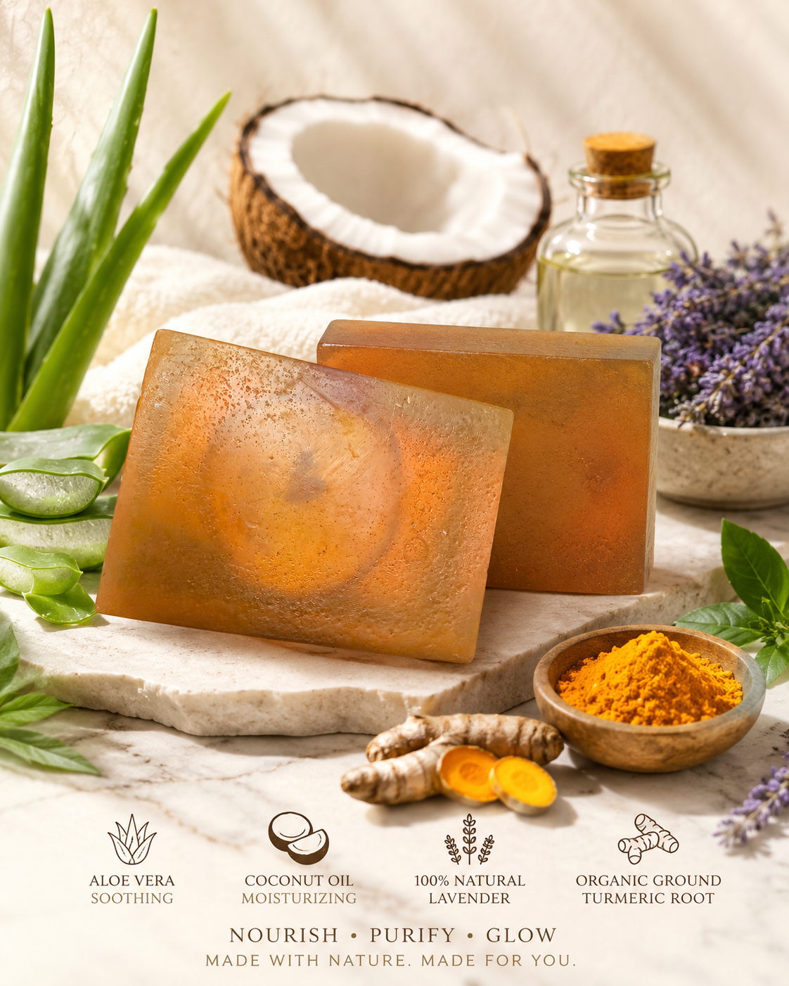 Queen’s Organic Beauty Bar Soap